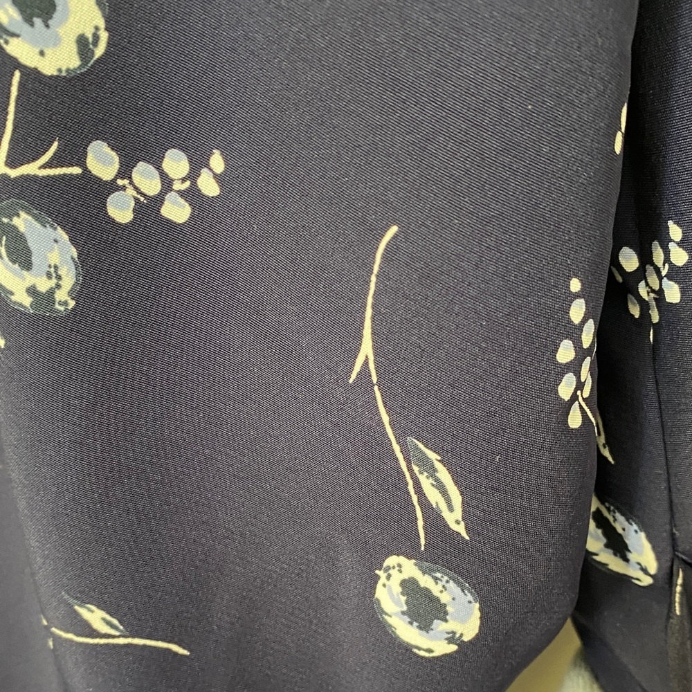 La SENZA Navy and White Floral Robe - Picture 4 of 5